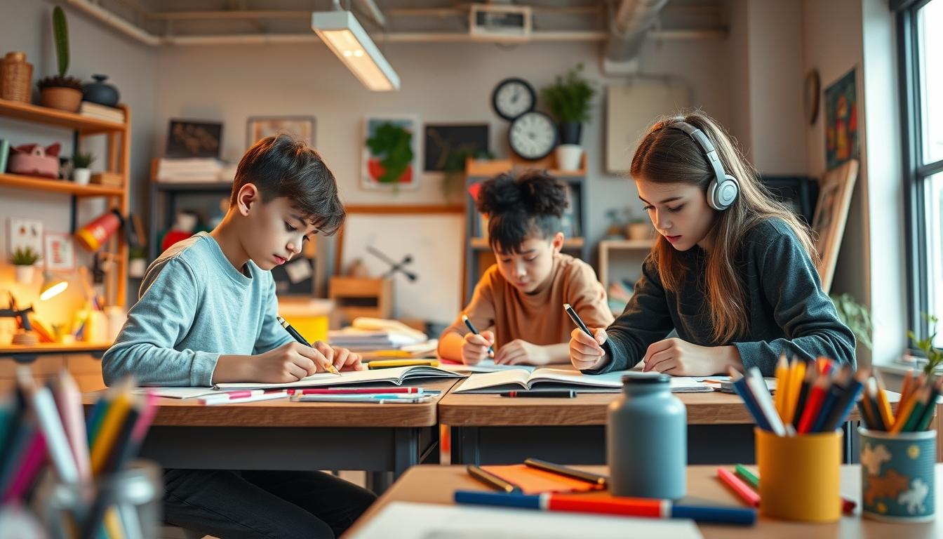 Students and educational resources in a modern learning environment