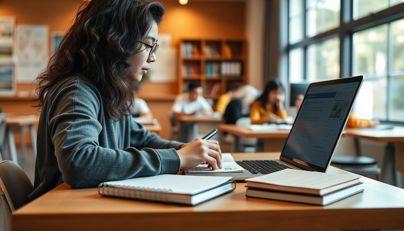 University campus and academic environment in Madrid